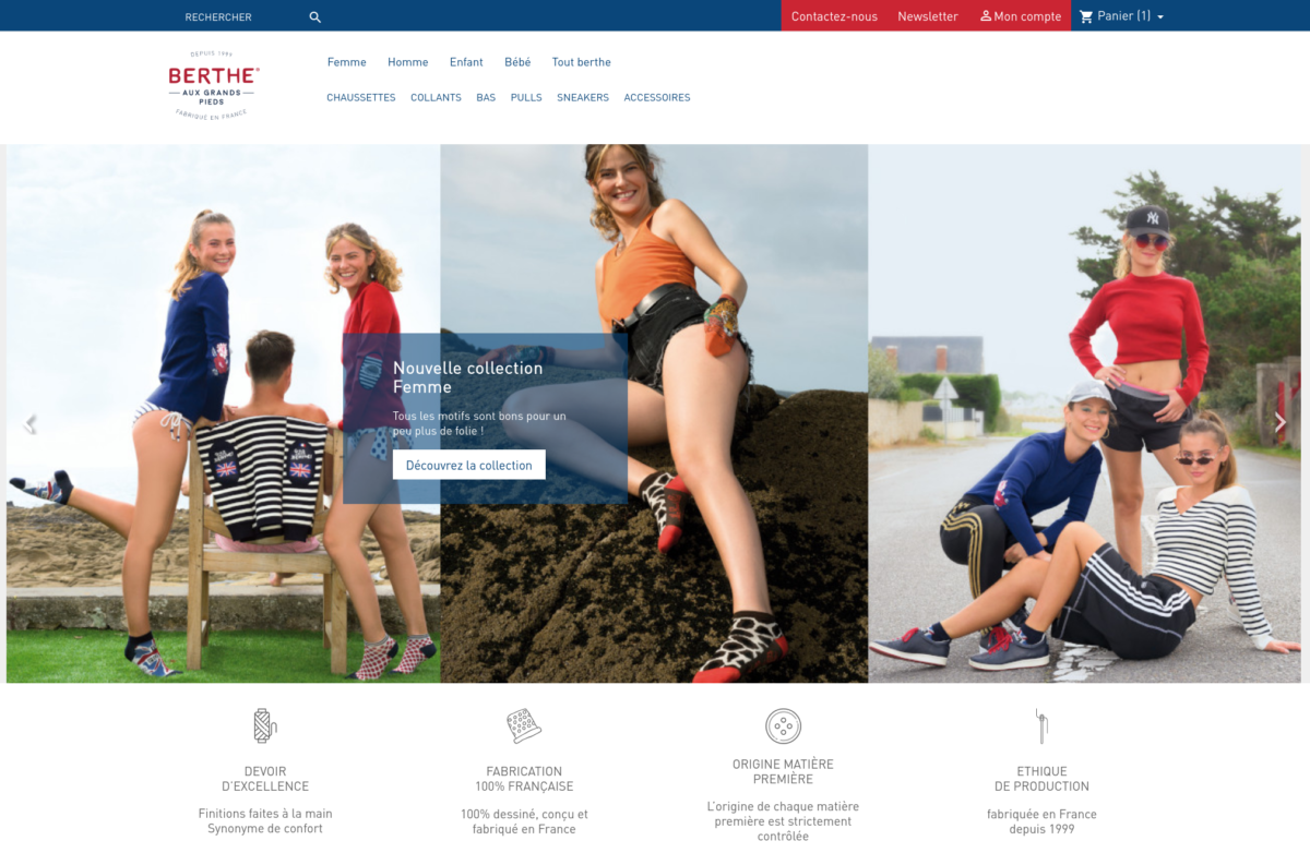 Collant Berthe Aux Grands Pieds Pas Cher